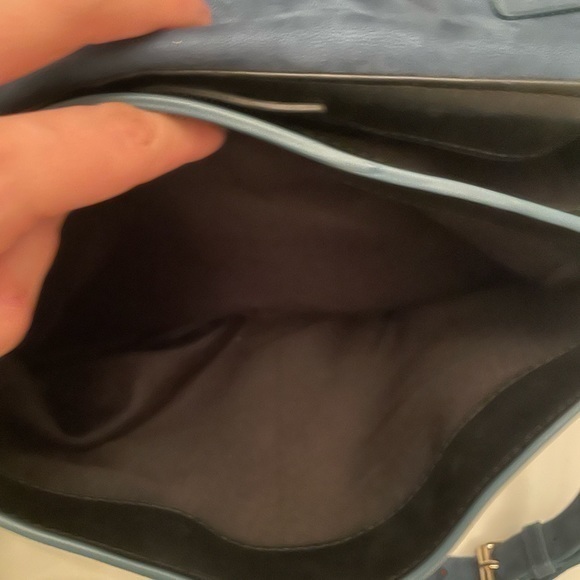 Zara City Bag Blue Crossbody Messenger NWOT - Picture 7 of 7